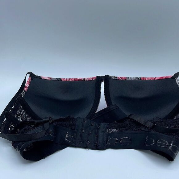 Bebe floral size 36C padded push up bra. - Picture 3 of 7